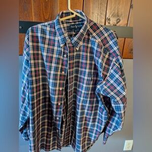 Polo Ralph Lauren men’s plaid button down Sz XL